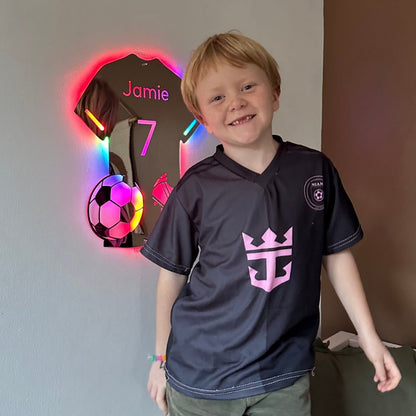 Football Star | Personalized LED-Mirror