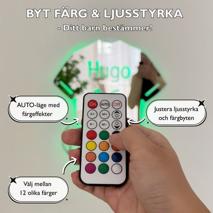 Football Star | Personalized LED-Mirror