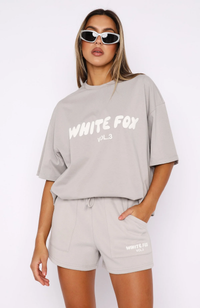 Grey White Text