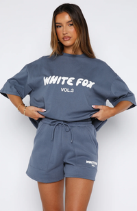 Ocean Blue White Text