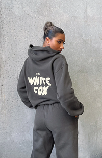 Dark Grey White Text